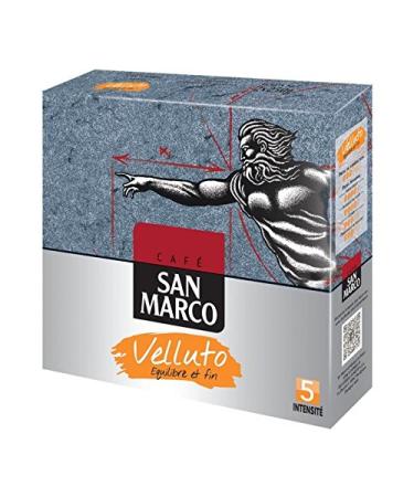 San Marco Coffee ground velvet, intensity 5 - The box of 2x250g