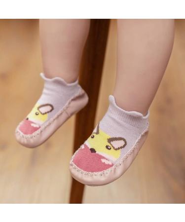 Ceguimos Baby Boys Girls Indoor Slippers 18-24 Months - 4 Pairs, Multicolor - Buy Online on GoSupps.com