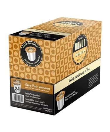 Authentic Donut Shop Variety Pack Coffee Cups for Keurig 96 - Count
