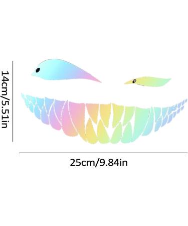 Funny Devil's Skew Eye Reflective Car Window Sticker - Colorful Self-Adhesive Vehicle Accessories for Cars Trucks and Motorcycles | KSHAA - Buy Online on GoSupps.com