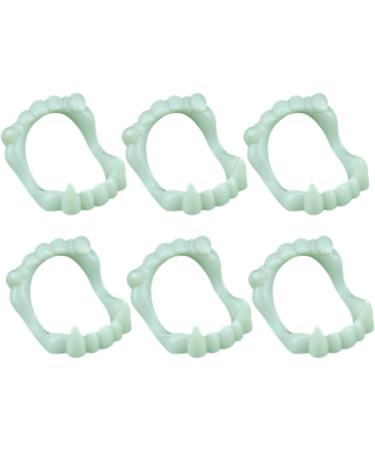 HNd197 Green Teeth for Halloween - Glowing Scary Dentures | 1 Pack | Fun Dental Care - Buy Online on GoSupps.com
