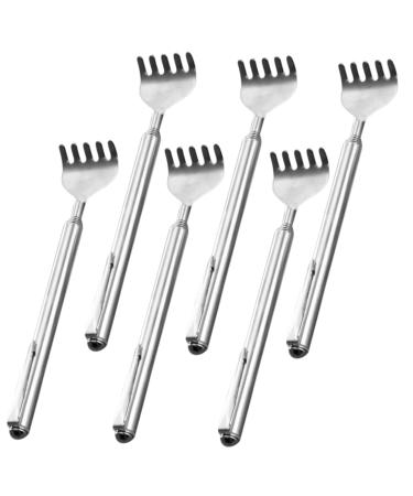 Beavorty 6st telescopic scraper edge back scratches made of stainless steel arm scratches Neck scratch even back scratch finger scratches pencils stainless steel telescopic massage device