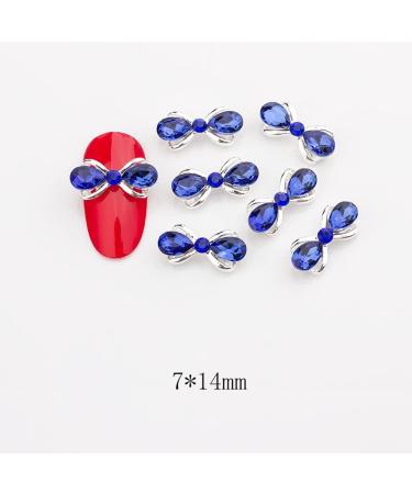 10pcs 3D Nail Art Crystal Rhinestone Bow Big Gems Charms for Nail Art Decoration Jewelry Sparkle Craft DIY Beads (#3031 10pcs) - Buy Online on GoSupps.com