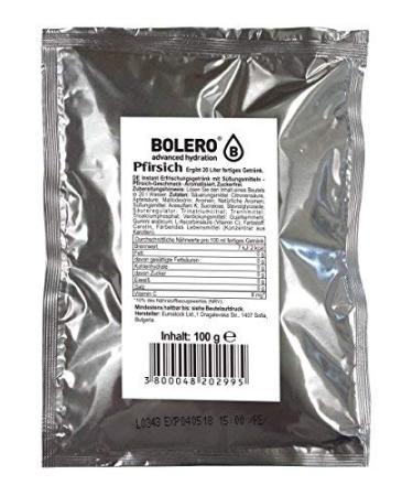 Bolero Bolero Drink - Peach iced tea with stevia - 88g sachet + 600ml Increase shaker