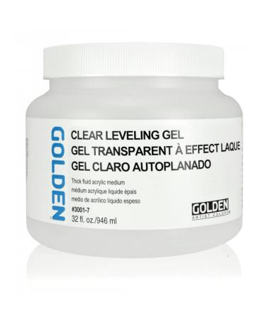 Golden Artist Color Acrylic Medium Golden Self Leveling Clear Gel 32 oz