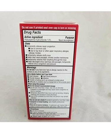 Leader Extra Strength Sinus Relief 1oz x 4 Bottles - Fast Acting Formula - Buy Online on GoSupps.com