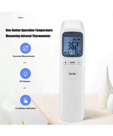 Infrared Digital Forehead Thermometer for Adults, Kids, and Babies - Non-Contact Body Temperature Thermometer for Home, Office, School, Shopping - Black - Buy Online on GoSupps.com