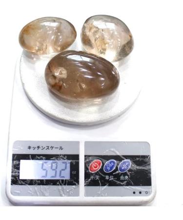 1 Kg Natural Smoky Quartz Crystal Palm Stone for Home Decoration - Buy Online on GoSupps.com