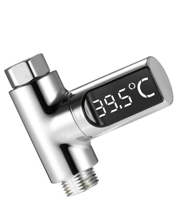 Baby Water Thermometer for Bath Digital Shower Thermometer 5 85 C with 360 Rotating Thermometer LED Water Meter Shower Water