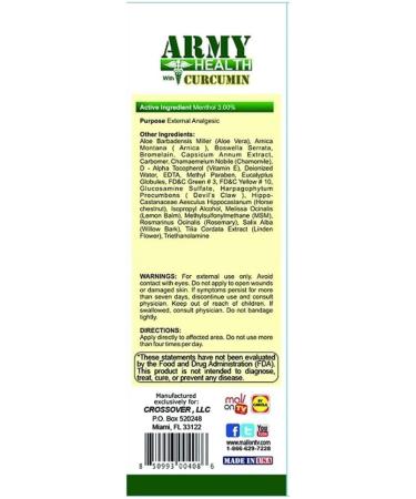 Bioxtron Natural AFA Stem Cell Supplement + Army Health Roll On - Regenerate Cells, Fight Pain & Fatigue - 60 Capsules + 100% Natural Curcumin - Relieve Joint, Muscle Pain & Migraines - Buy Online on GoSupps.com