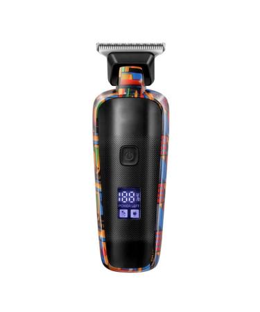 Pro Hair Clipper Professional Trimmer Men's Rechargeable Electric Hair Clipper Men's Trimmer Printed Graffiti Hair Clipper