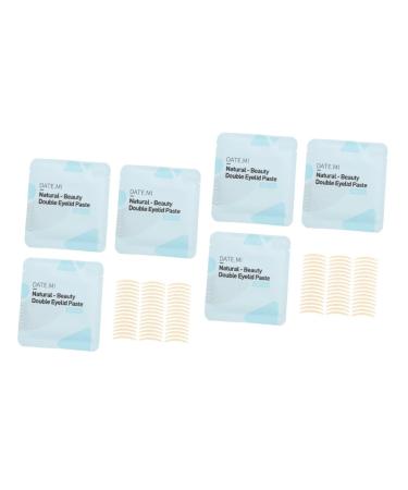 FRCOLOR 6 Sets Double Eyelid Sticker Makeup Supplies Invisible Eye Sticker Invisible Eyelid Sticker Double Sided Eyelid Tape Eyeball Stickers Eyelid Lifters Tape Abs Mesh Adhesive Tape