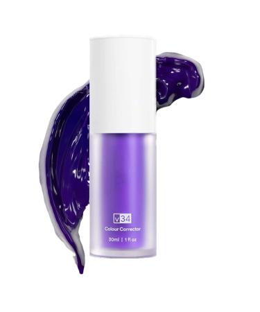 ZQTWJ v34 Color Correction Purple Teeth Whitening Teeth Spot Removal Toothpastes Booster Colour Correction Toothpastes (1 Pc)