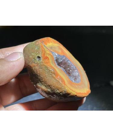 Red Battle Blood Agate Rough China Agate Crystal Achat Geode Specimen 113g RD27 ningxiao - Buy Online on GoSupps.com