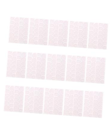 Beaupretty 15 Sheets Nail Art Double Sided Tape Manicure Adhesive Paste Nail Adhesive Tabs Nail Tech Accessories Jelly Adhesive Toenail Sticker Transparency Film Nail Gel Silica Gel Stickers