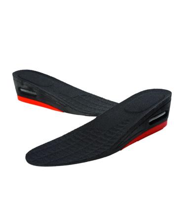 FRCOLOR Height Shoe Inserts Height Increase Insoles Shoe Lifts Men Athletic Insoles for Men Heel Protectors Heel Support Shoe Cushions for Men Height Insole Man Invisible Black L