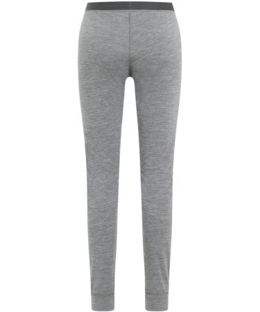 Odlo Women's Merino 200 Pants | Warm & Stylish Steel Grey Melange for International Shipping - Buy Online on GoSupps.com