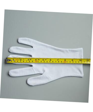 DOITOOL 12 Pairs Factory Gloves White Lengthen Cotton Gloves Work - Buy Online on GoSupps.com