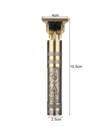 Rechargeable Cordless Hair Clippers | Zero Gapped T-Blade Trimmer for Men | Waterproof Baldhead & Beard Shaver | Dragon Edition - Buy Online on GoSupps.com