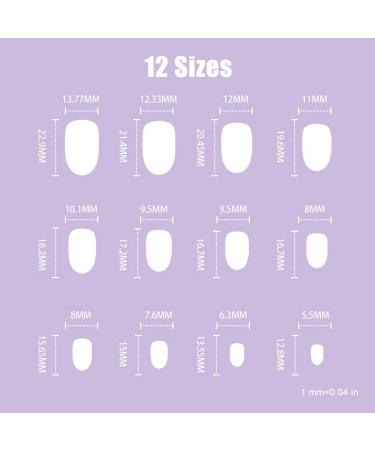 BABALAL Medium Brown Acrylic Swirl Press on Nails - Oval Glossy Fake Nails for Women and Girls | NAILA01 - Buy Online on GoSupps.com