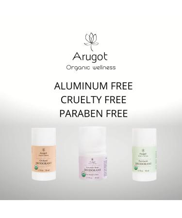 Deodorant Organic Made in Israel | All Natural Clear No Stain Aluminum Free Cruelty Free Vegan 1.7 Fl Oz Lavender Rose 2 Pack - Buy Online on GoSupps.com