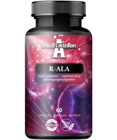R-Alpha Lipoic Acid 200 mg par g lule - 60 g lules v g taliennes - 2 mois d'approvisionnement - Soutient le m tabolisme du glucose et la sant mitochondriale - par Apollo's Hegemony