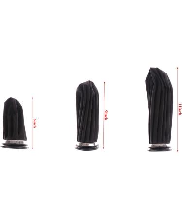 Cheeroyal 3-Pack First Aid Ice Bag | Hot & Cold Reusable Therapy Bags for Injury Relief | Black (6/9/11 Inches) - Buy Online on GoSupps.com
