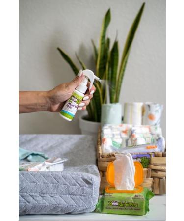 Boogie Bottoms Diaper Rash Cream Spray - Travel Friendly, No-Rub Application - Sensitive Skin - 1.7 oz - 200+ Sprays - Boogie Wipes Brand - Buy Online on GoSupps.com