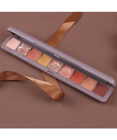jojomis Matte Shimmers Eyeshadow Palette 9 Colors Eyeshadow Pallet High Pigmented Smooth Powder Eye shadow Long Lasting Waterproof Makeup Palette - B - Buy Online on GoSupps.com