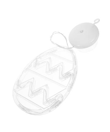 Zerodeko Easter Party Decor Sucker Easter Egg Hanging lamp Shine Holiday Lights Egg Egg Shape Hanging lamp Egg lamp Easter Pendant Pendant Egg Suction lamp Plastic Window Light Yellow 18.00X13.80X1.20CM