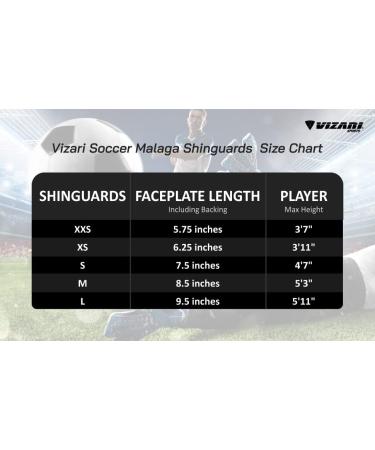 Vizari Malaga Kids Soccer Shin Guards | Youth Soccer Gear for Boys Girls | Protective Equipment | Adjustable Straps - Small Black/Green - Buy Online on GoSupps.com