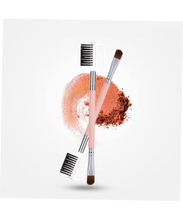 Ipetboom 1 Face Makeup Brushes Professional Cosmetics Brush Duo Eyebrow Brush Eyeshadow Makeup Brush Eyebrow Applicator Eyebrow Comb Brush Eyebrow Spoolie Miss Eyelash Beauty Tools Pink - Buy Online on GoSupps.com
