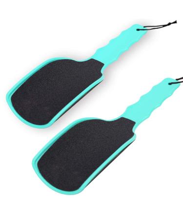 Professional Curved Foot File Dead Skin Remover Calluses Remover 2 Packs (Green)
