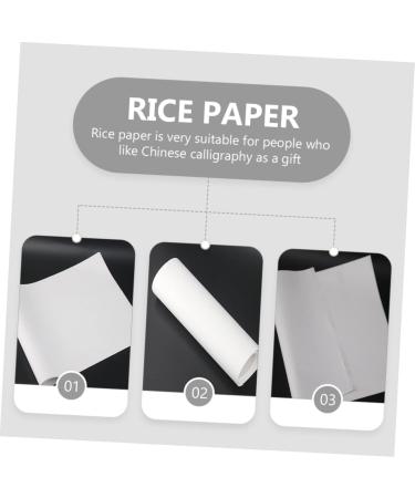 NUOBESTY 60 Pcs Rice Paper Xuan Paper for Writing Fu Character Paper Calligraphy Paper Sheng Xuan Blank - Buy Online on GoSupps.com