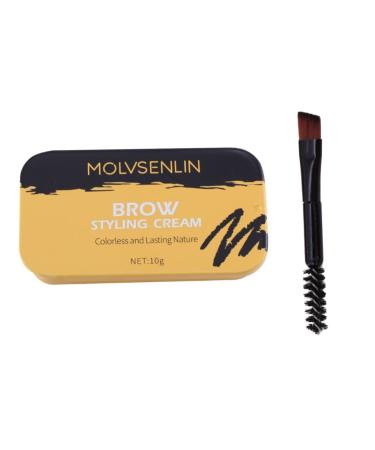 Outanaya 2 Pcs Eyebrow Styling Cream Eyebrow Wax Pen Eyebrow Wax Stick Wax and Eyebrow Wax Applicator