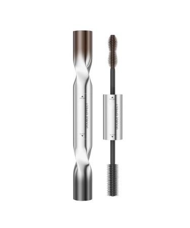 Holds Volumizing mascara double ends voluminous eye makeup mascara to lengthen eyelashes and lengthen eyelashes suitable for women suitable for daily use travel