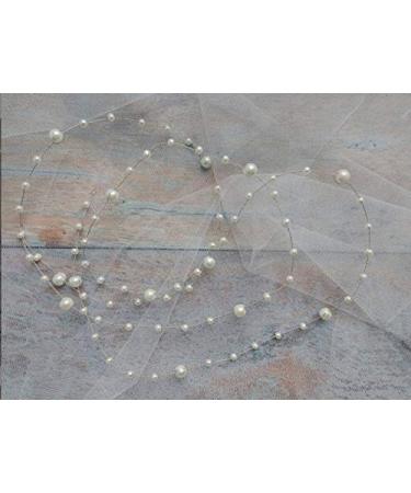 Set of 2 Bride Pearl Hair Vines - Handmade Wedding Accessories for Boho Bridal Look (Silver) - Buy Online on GoSupps.com