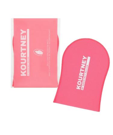 KOURTNEY Gant d'application autobronzant Applicateur autobronzant en velours doux pour une application sans traces Gants de bronzage lavables pour prot ger les mains 1 pi ce