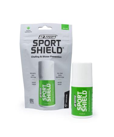 2Toms Sport Shield Liquid Roll-On Chafing Protection 1.5 oz Colourless
