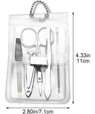 Fingernail Scissors Nail Care Kit for Women Unisex Travel Gift Clear Manicure Bag Pedicure Set Cutters Drop Shipping - Buy Online on GoSupps.com