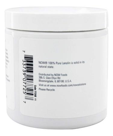 Now Foods Pure Lanolin - 7 oz | Natural Moisturizer for Skin and Hair - Buy Online on GoSupps.com