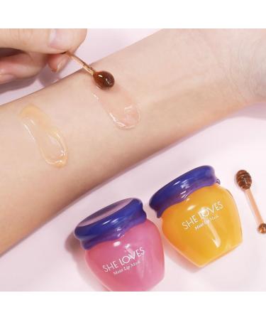 Sleeping Lip Mask Moisturizing Lip Mask Day and Night Repairs Chapped Lips Reduces Wrinkles and Dead Skin. (One Size Day and Night Combo) - Buy Online on GoSupps.com