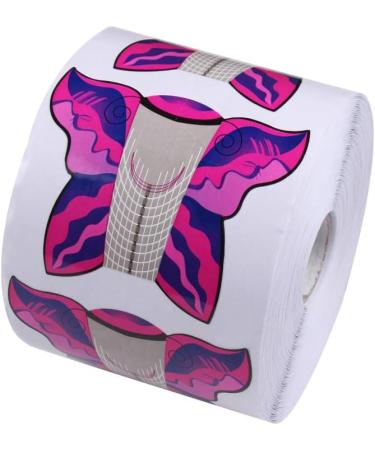 BeautyLeader 500 Pcs Butterfly-Shaped Nail Extension Guides for Poly Gel, Acrylic, UV Gel - DIY Nail Form Sticker - Buy Online on GoSupps.com