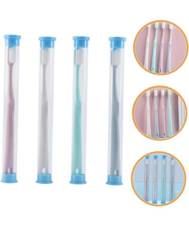 Gleavi Travel Toothbrush Set - 4 Durable & Comfortable Brushes for Adults | Perfect for Hotels & Travel - Individually Packaged - Buy Online on GoSupps.com