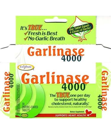 Natures Way Garlinase Fresh 30 CT - Powerful Garlic Supplement for Heart Health - Buy Online on GoSupps.com