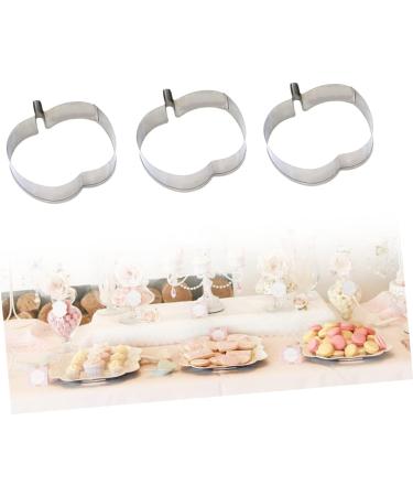 OUNONA 3 Pcs Baking Mold Cake Mold Fondant Mold Gummy Molds Cookie Mold Cakesicles Mold Cake Stencils Stainless Steel Molds Cookie Stencils Dessert Molds DIY Modeling Die Cutting - Buy Online on GoSupps.com