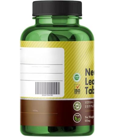 Neem Leaf Tablets -180 Neem 500 mg/Azadirachta Indica Natural Skin Care Skin Wellness Herbal ayurveda Supplement - 180 Tablet - Buy Online on GoSupps.com