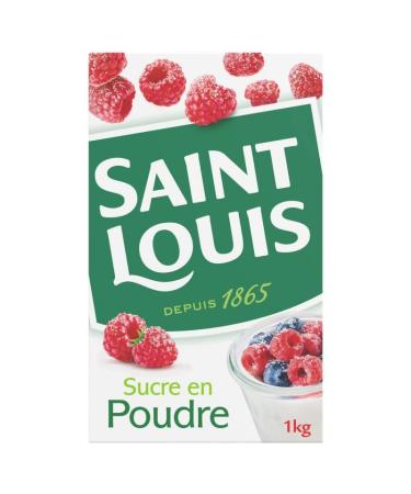 Saint Louis - Classic Powdered Sugar with Pouring Spout 1 kg - Pack of 3