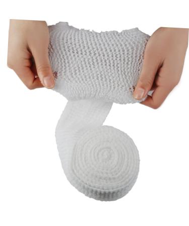 FRCOLOR 2 Rolls Athletic Tape - Stretchy Polyester Cotton Extremities Retainer Sports Wrap 200x5.8cm White - Perfect for Injury Support & Sports Use - Buy Online on GoSupps.com
