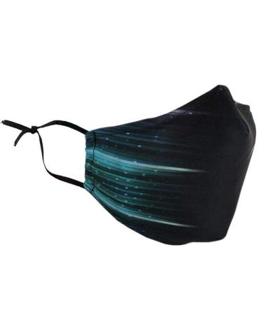 Stay safe reusable facial mask protection washable covered mouth and nose breathable against smoke pollution for bicycle motorcycle sport blue lights